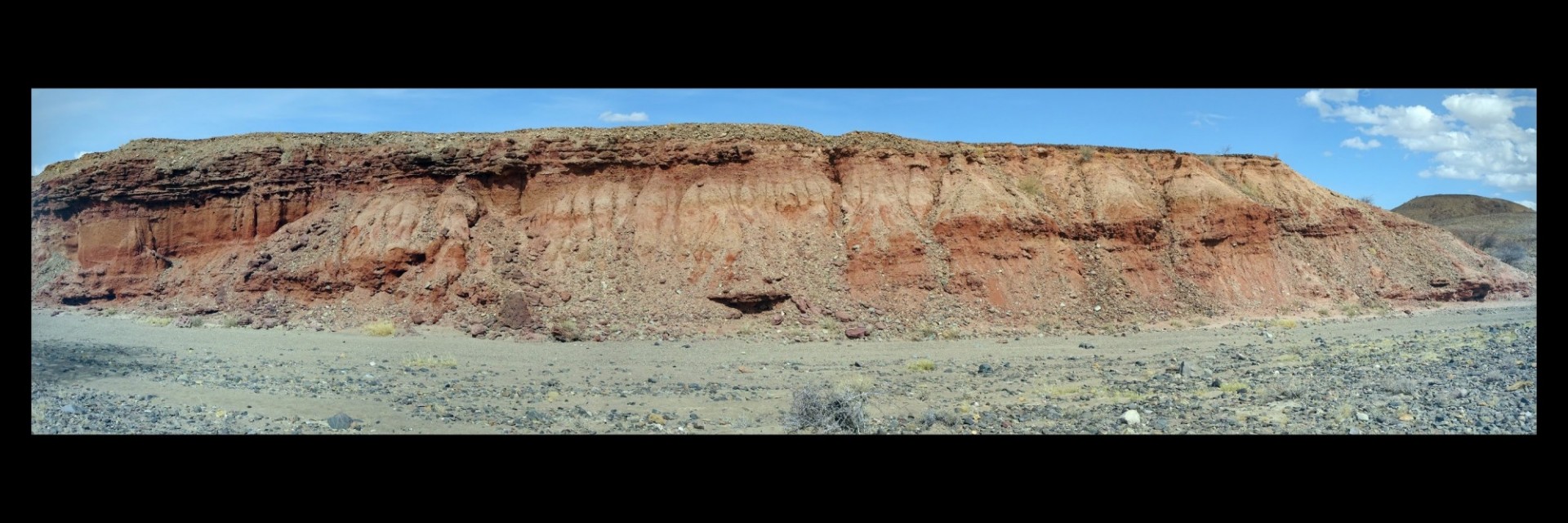A thick deposit of sediments in the Turkana Basin