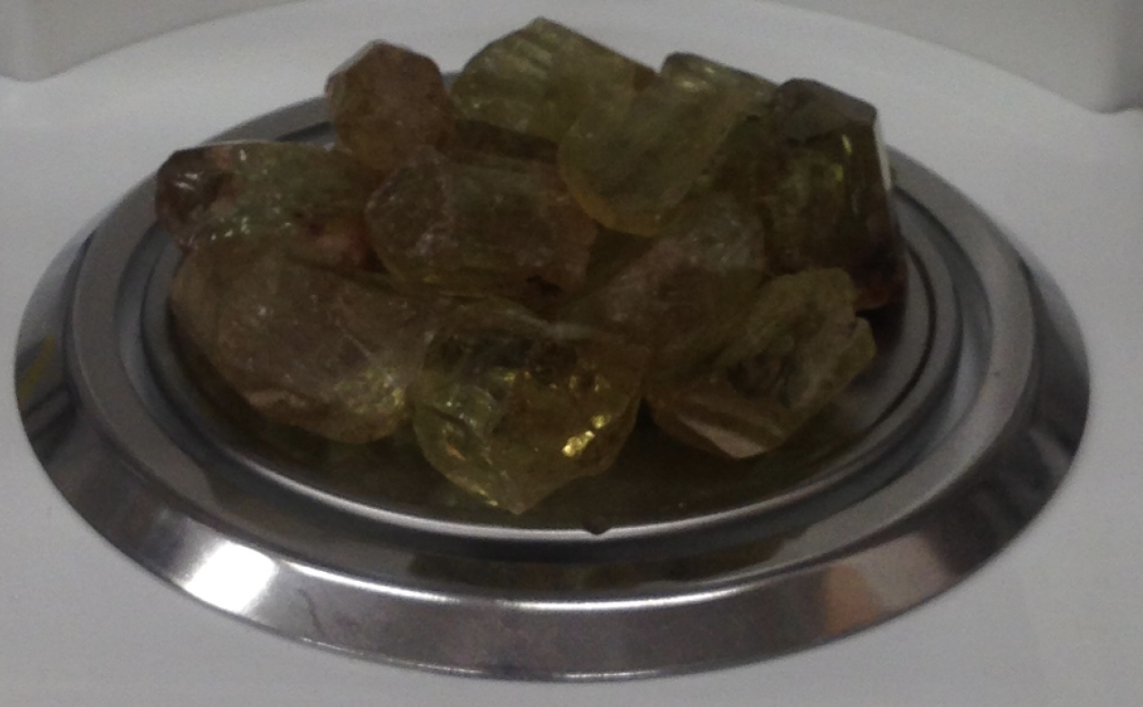 Apatite crystals