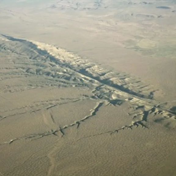 San Andreas Fault trace