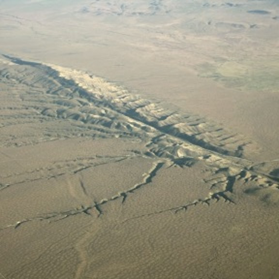 San Andreas Fault trace